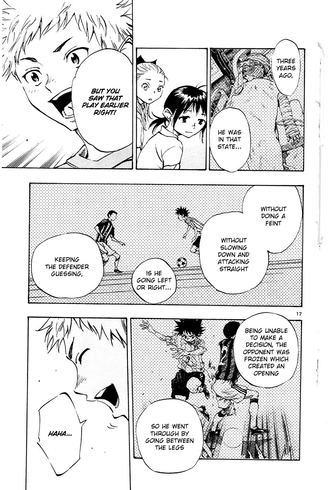 BE BLUES ~Ao ni nare~ Chapter 62 page 17 - Chapter 62: Tatsuhiko's eyes