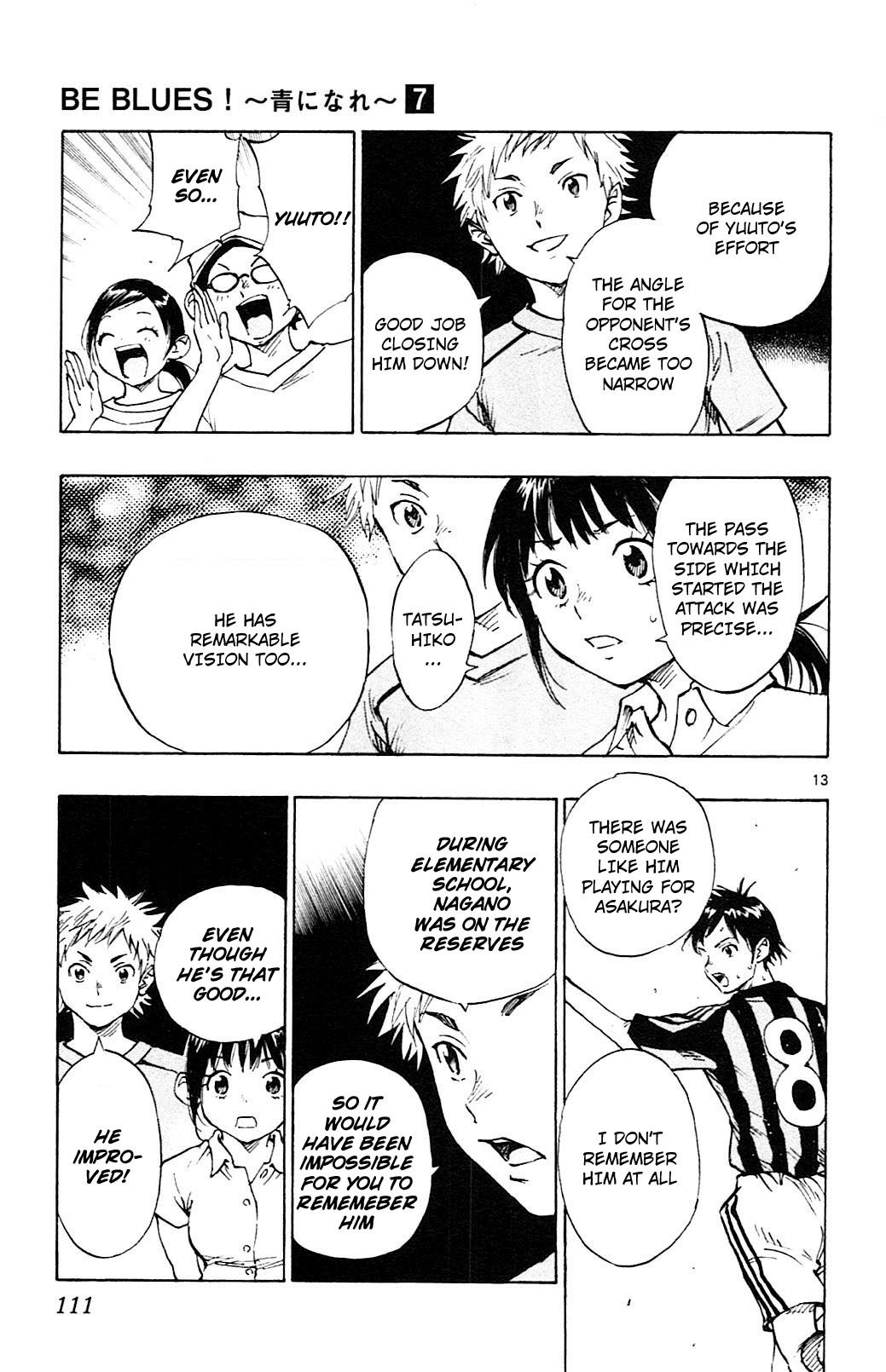 BE BLUES ~Ao ni nare~ Chapter 63 page 13 - Chapter 63: Nagano's role