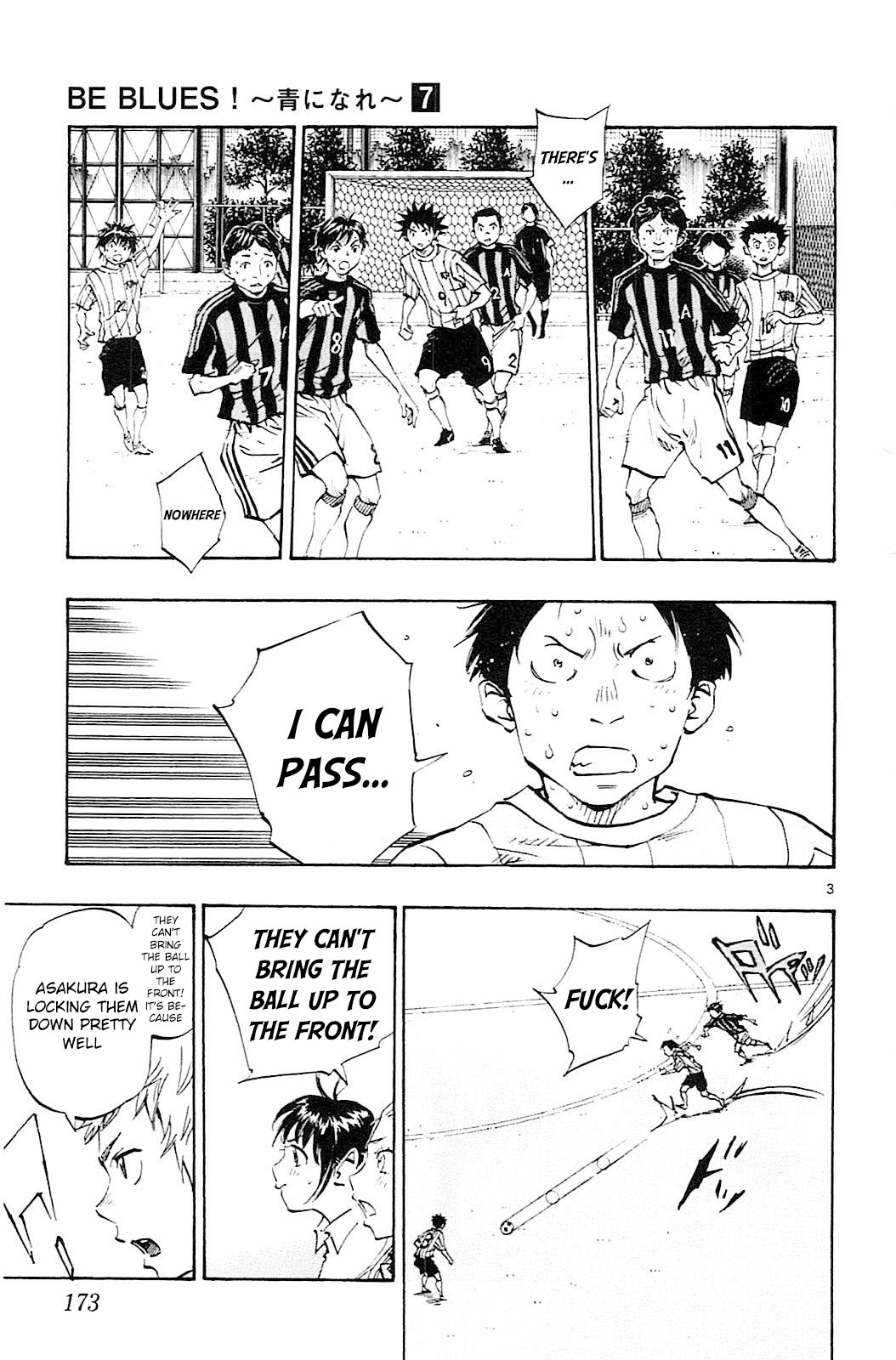 BE BLUES ~Ao ni nare~ Chapter 67 page 4 - Chapter 67: Half time