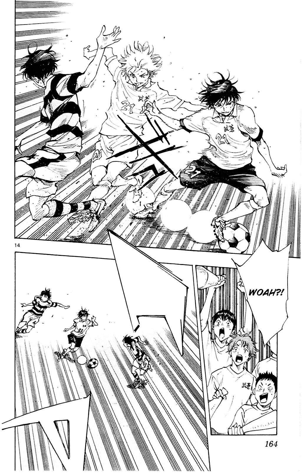 BE BLUES ~Ao ni nare~ Chapter 96 page 15 - Chapter 96: Sakuraba vs Noa