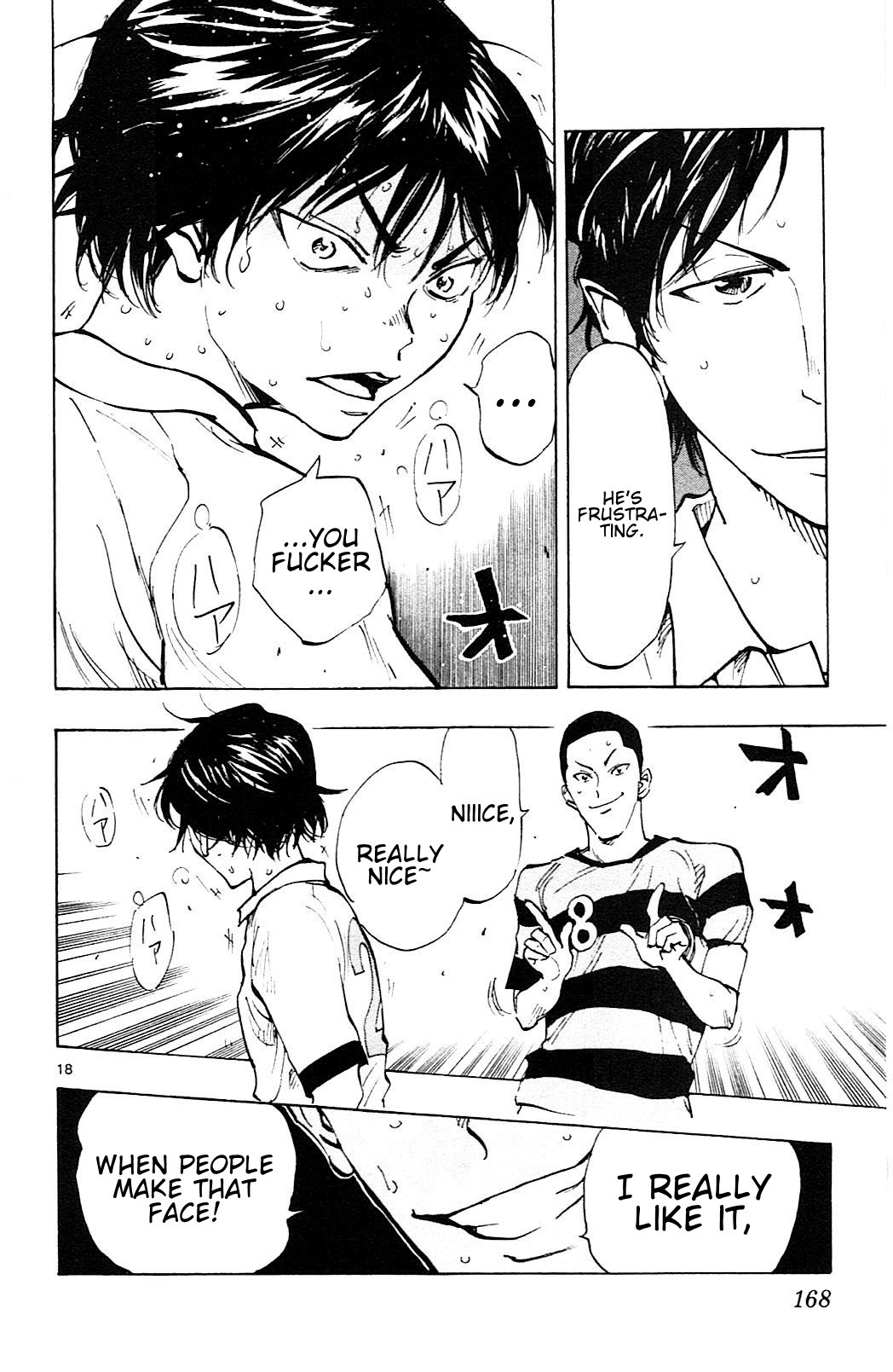 BE BLUES ~Ao ni nare~ Chapter 96 page 19 - Chapter 96: Sakuraba vs Noa