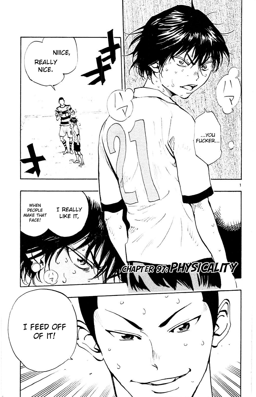 BE BLUES ~Ao ni nare~ Chapter 97 page 1 - Chapter 97: Physicality