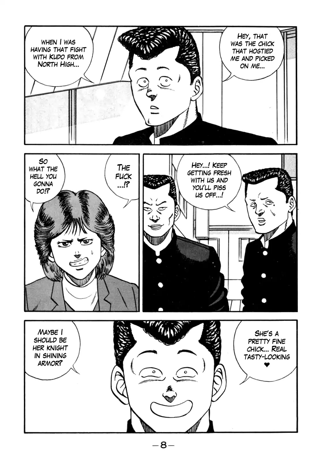 Be-Bop-Highschool Chapter 100 page 9 - Chapter 100: The Lonely Guy's Eloquence and Competence