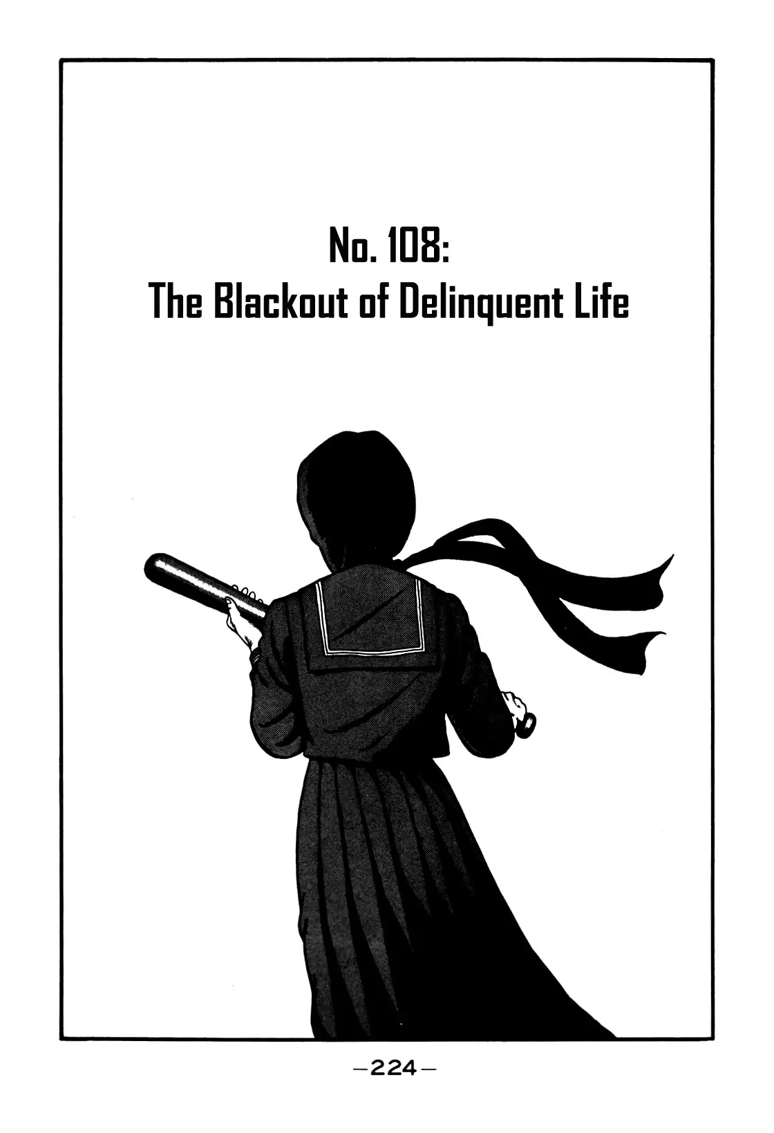 Be-Bop-Highschool Chapter 108 page 1 - Chapter 108: The Blackout of Delinquent Life