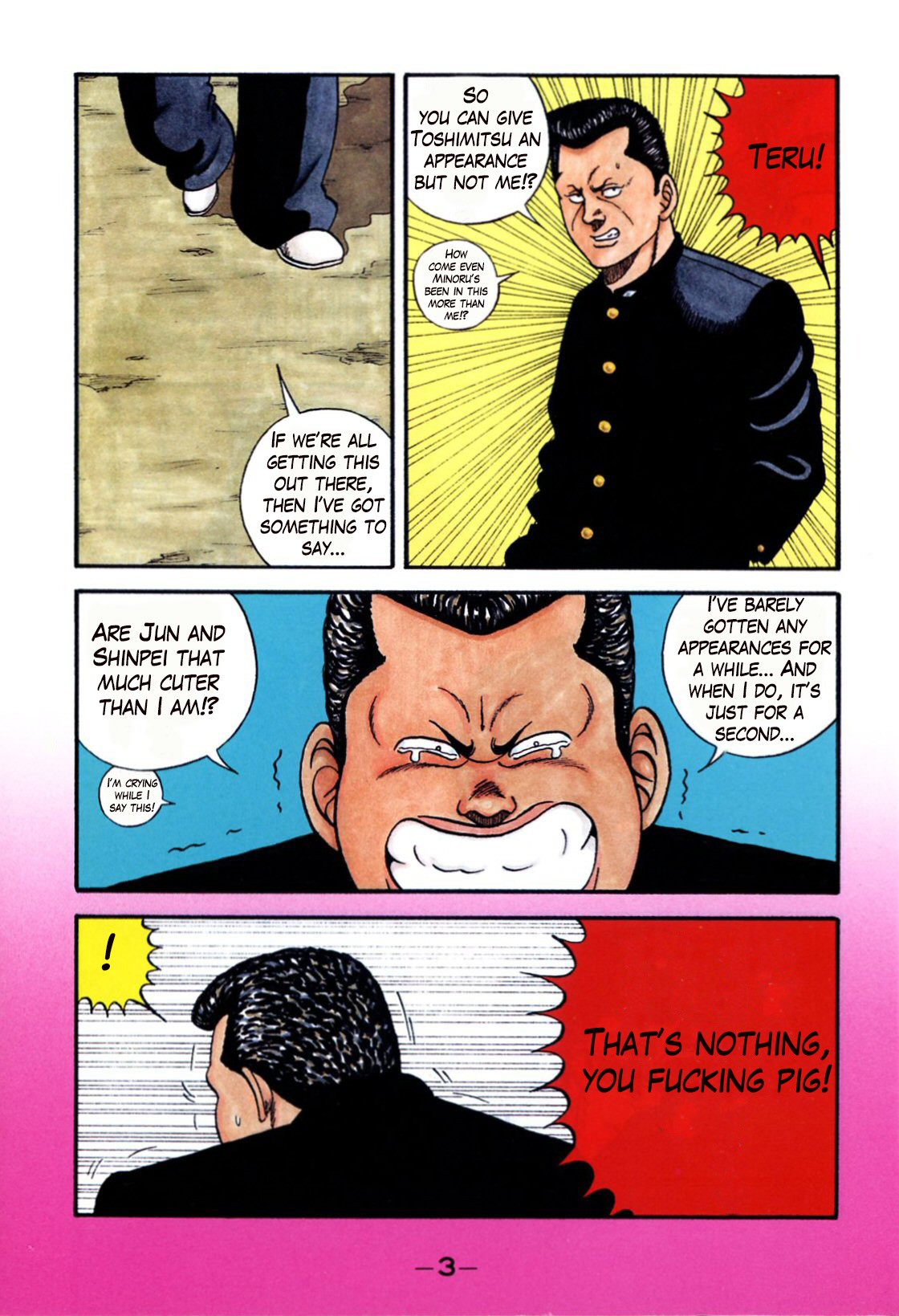 Be-Bop-Highschool Chapter 109 page 5 - Chapter 109: March of the Supporting Character Army