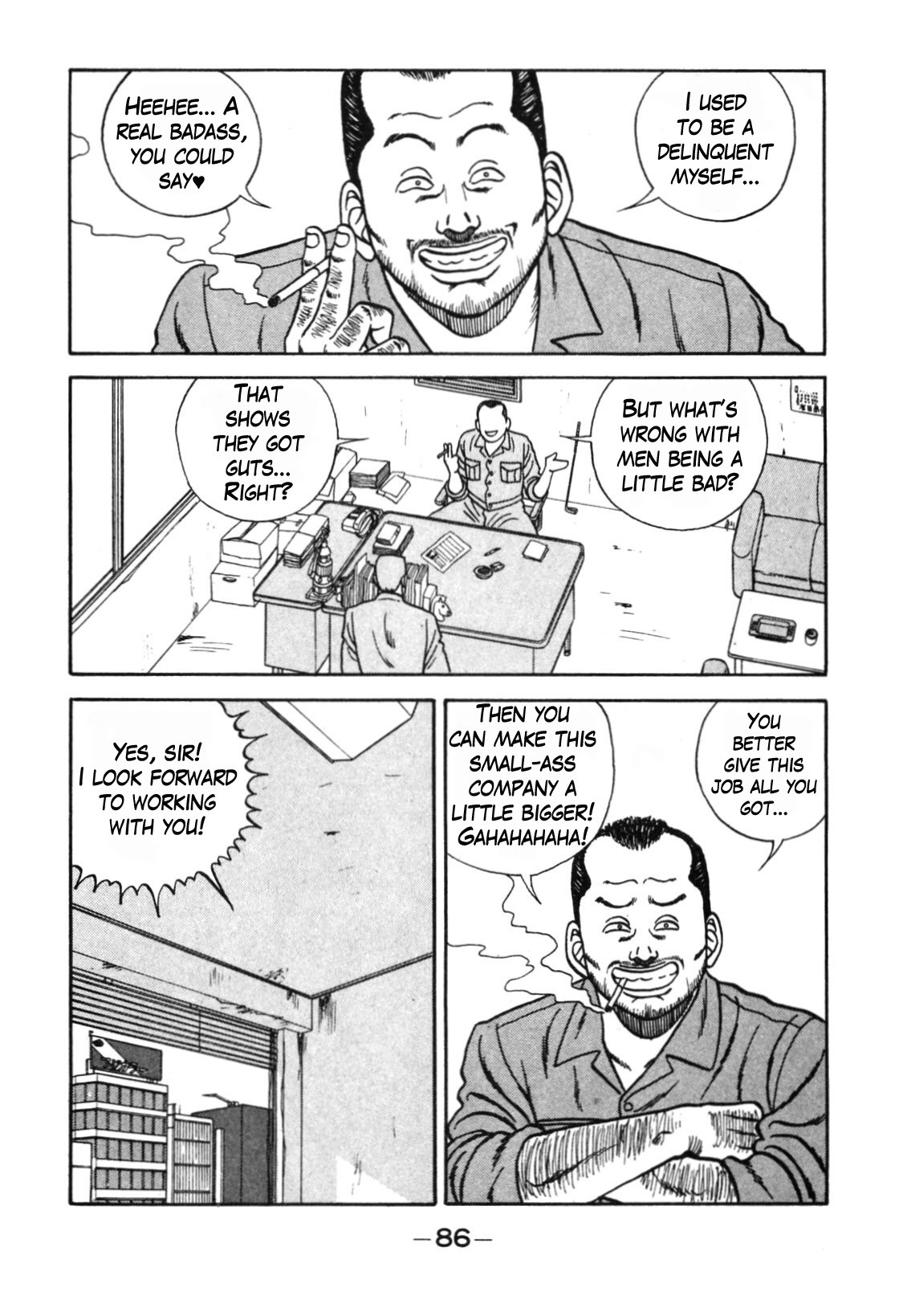 Be-Bop-Highschool Chapter 111 page 10 - Chapter 111: The Delinquent Youth's Promising Future