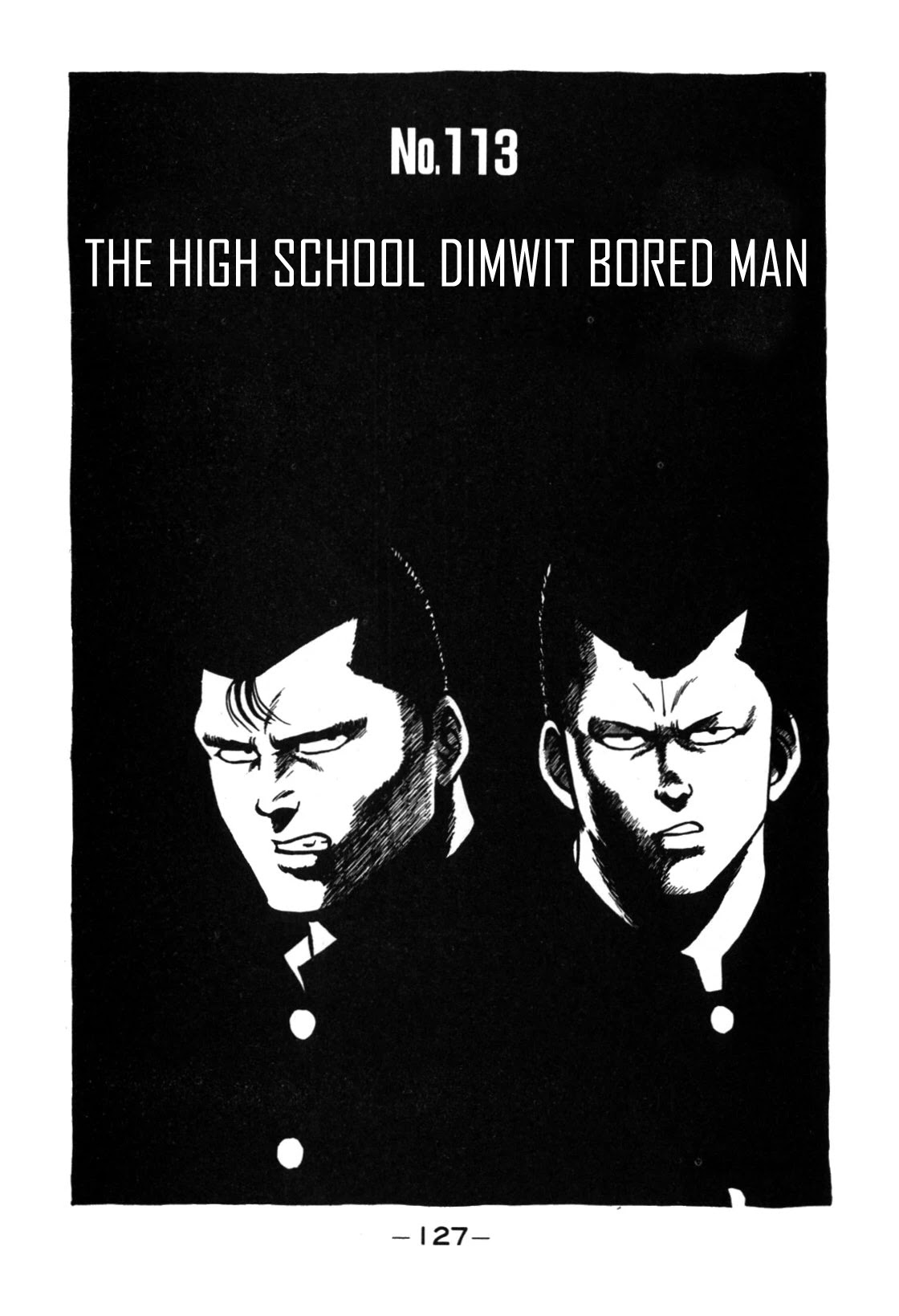 Be-Bop-Highschool Chapter 113 page 1 - Chapter 113: The High School Dimwit Bored Man