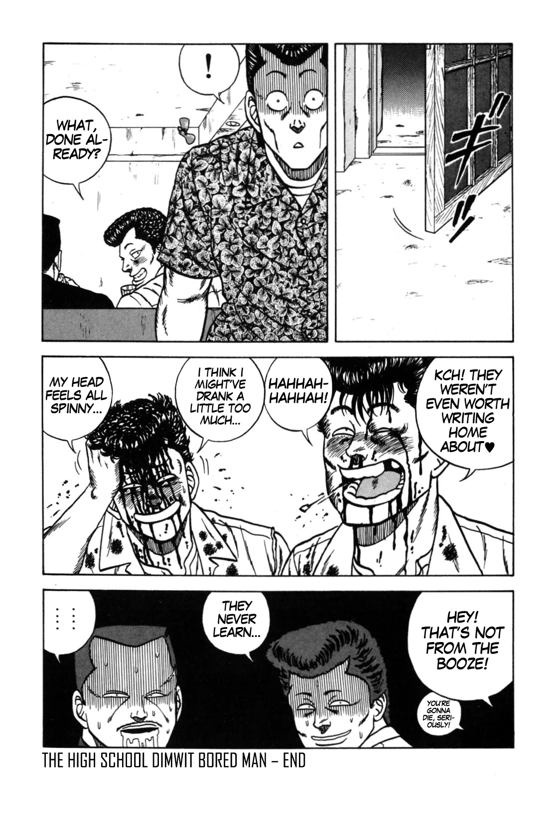 Be-Bop-Highschool Chapter 113 page 63 - Chapter 113: The High School Dimwit Bored Man