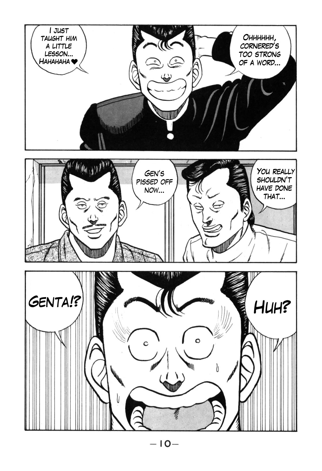 Be-Bop-Highschool Chapter 116 page 10 - Chapter 116: The Violent Person Directory
