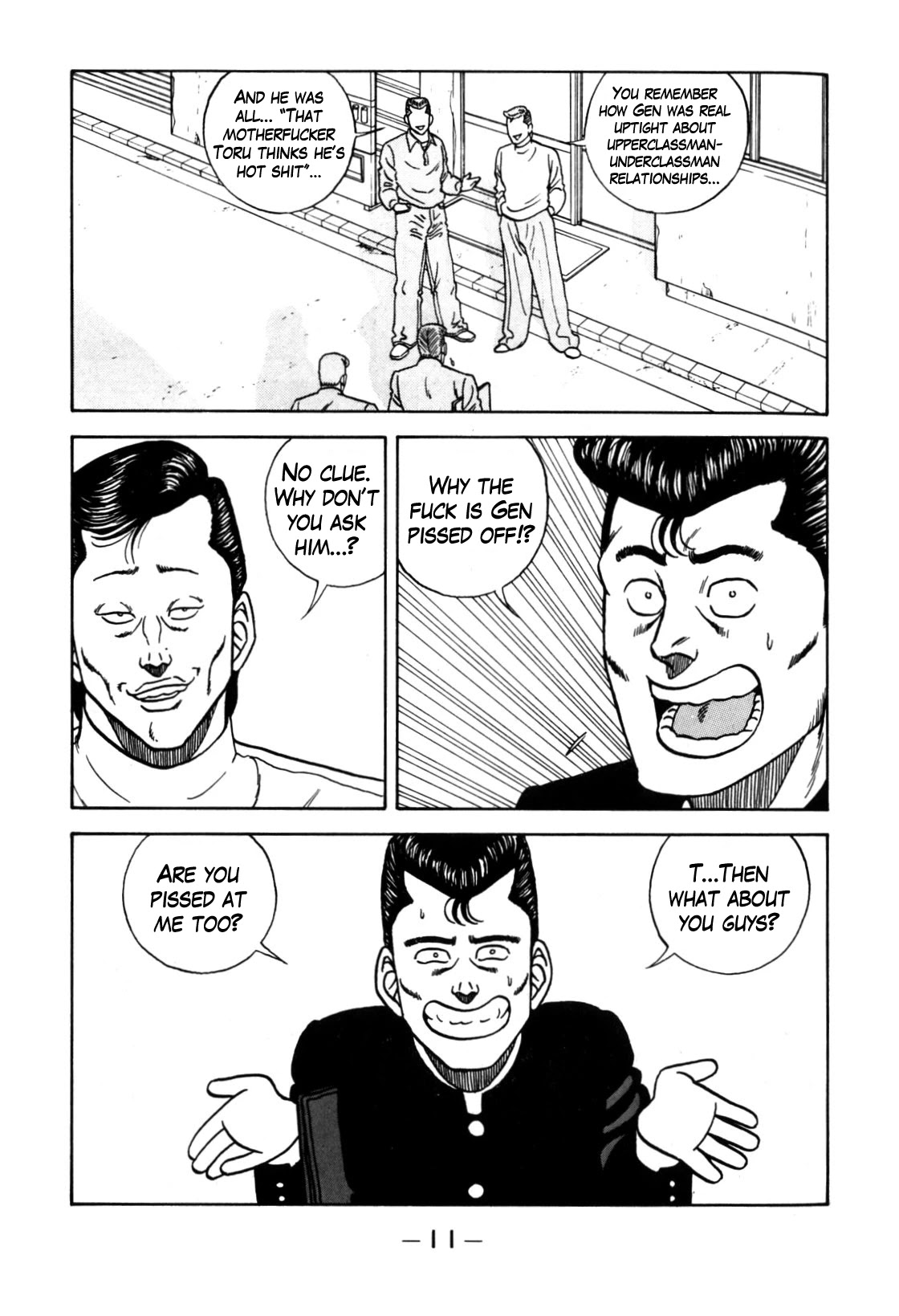 Be-Bop-Highschool Chapter 116 page 11 - Chapter 116: The Violent Person Directory