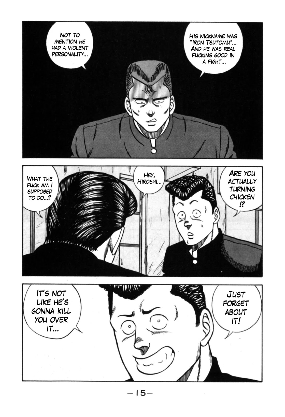 Be-Bop-Highschool Chapter 116 page 15 - Chapter 116: The Violent Person Directory