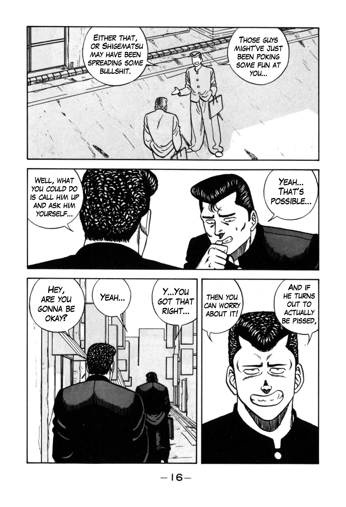 Be-Bop-Highschool Chapter 116 page 16 - Chapter 116: The Violent Person Directory