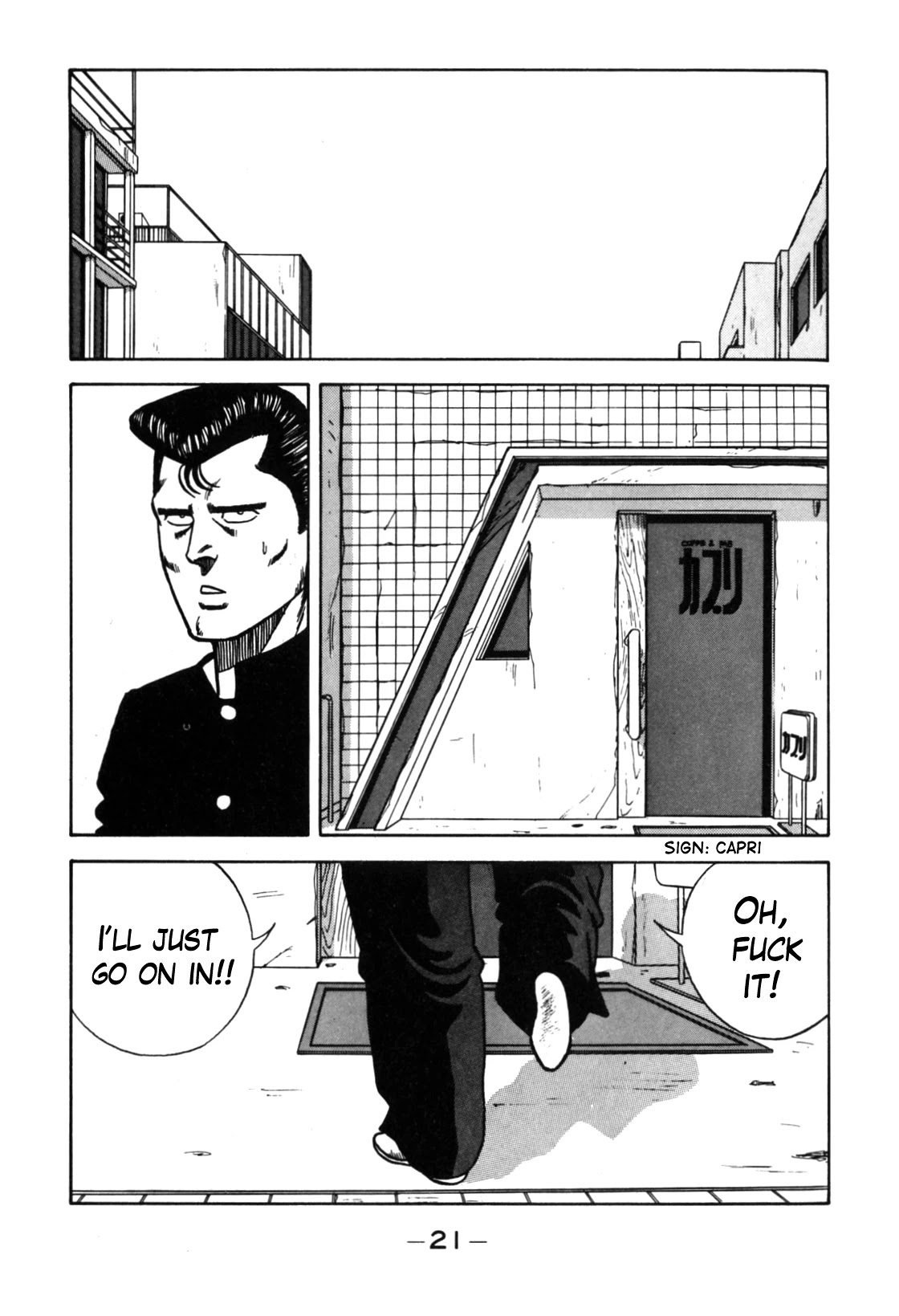 Be-Bop-Highschool Chapter 116 page 21 - Chapter 116: The Violent Person Directory