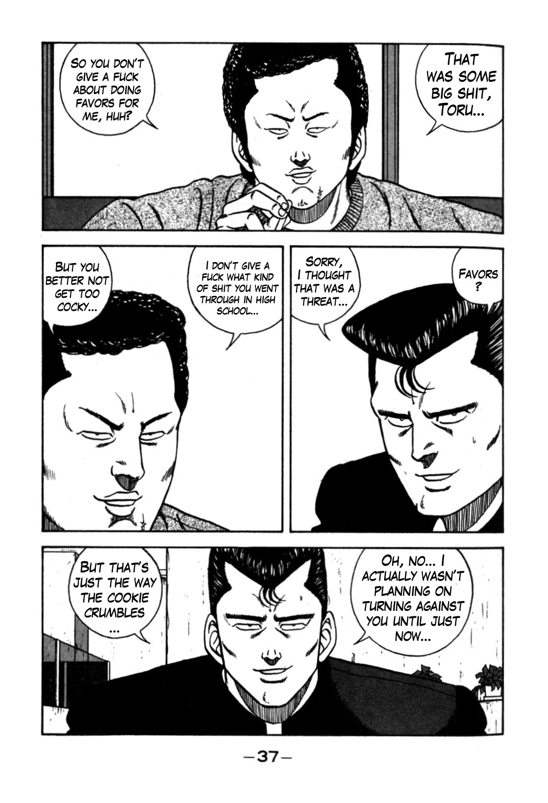 Be-Bop-Highschool Chapter 116 page 37 - Chapter 116: The Violent Person Directory