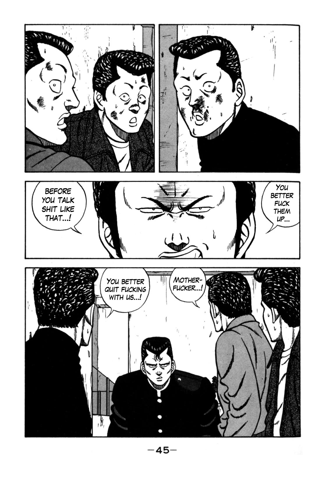 Be-Bop-Highschool Chapter 116 page 45 - Chapter 116: The Violent Person Directory