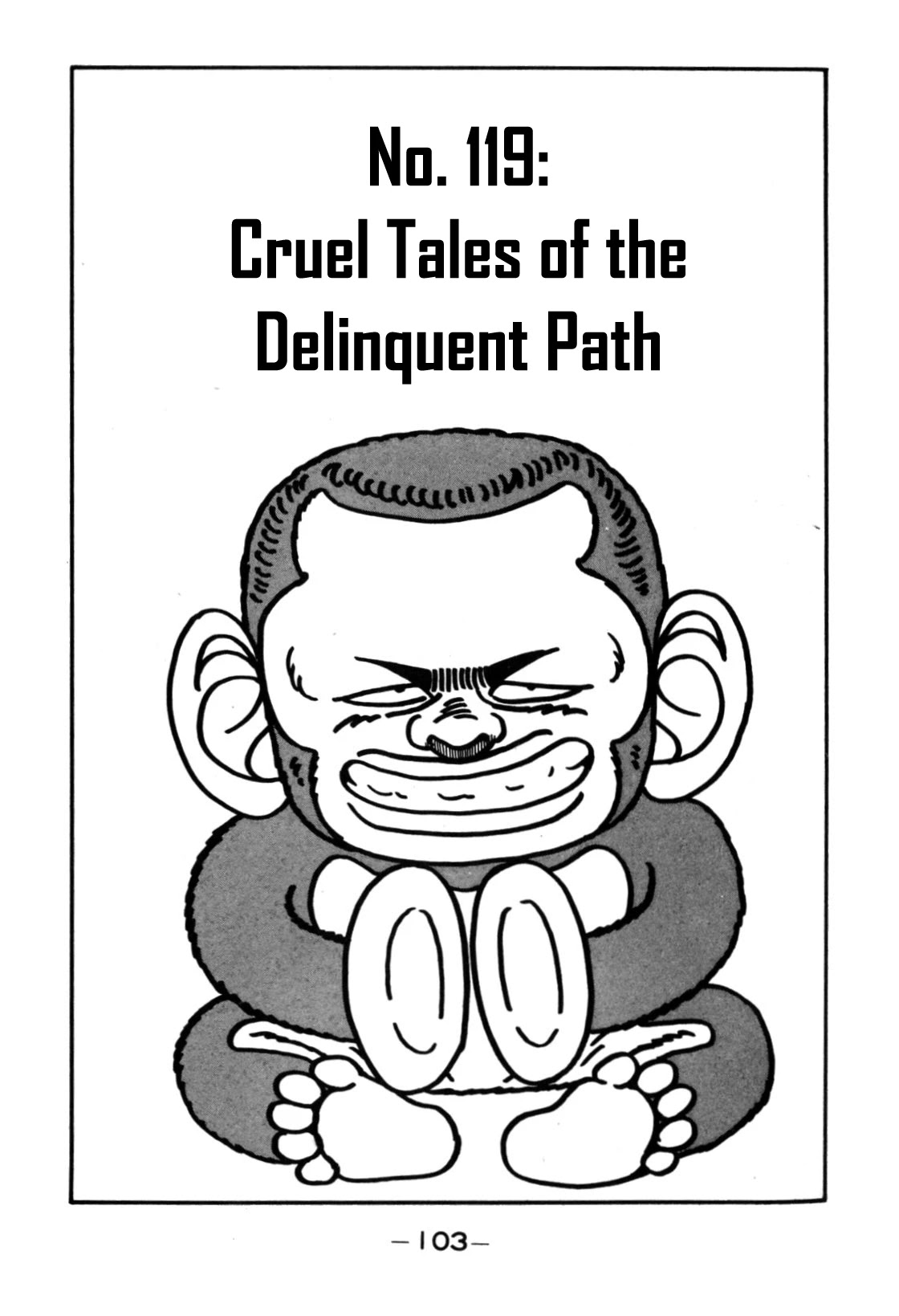 Be-Bop-Highschool Chapter 119 page 1 - Chapter 119: Cruel Tales of the Delinquent Path