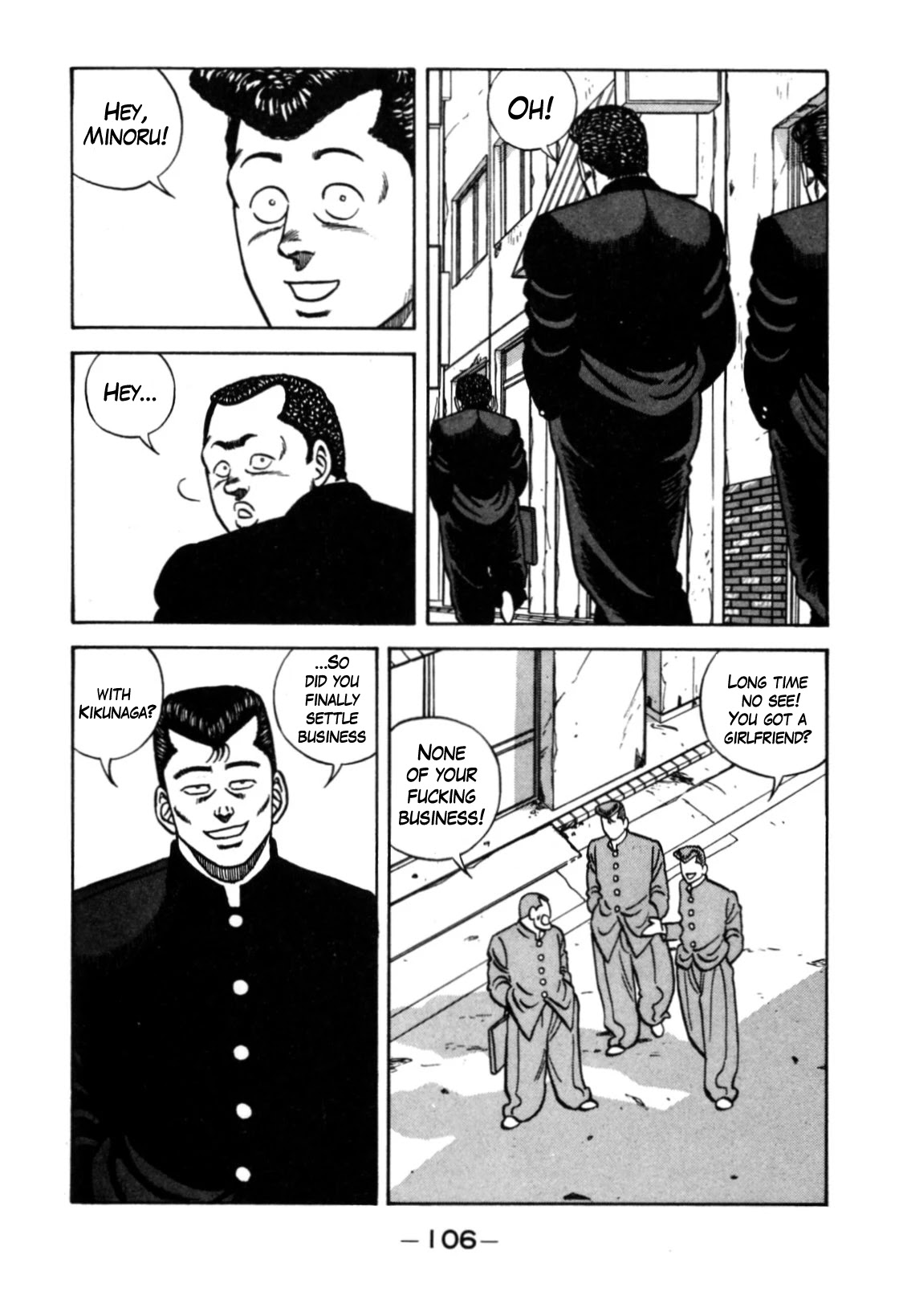 Be-Bop-Highschool Chapter 119 page 4 - Chapter 119: Cruel Tales of the Delinquent Path