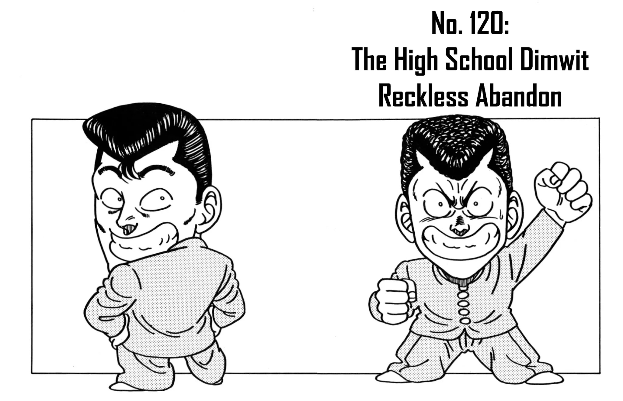 Be-Bop-Highschool Chapter 120 page 1 - Chapter 120: The High School Dimwit Reckless Abandon