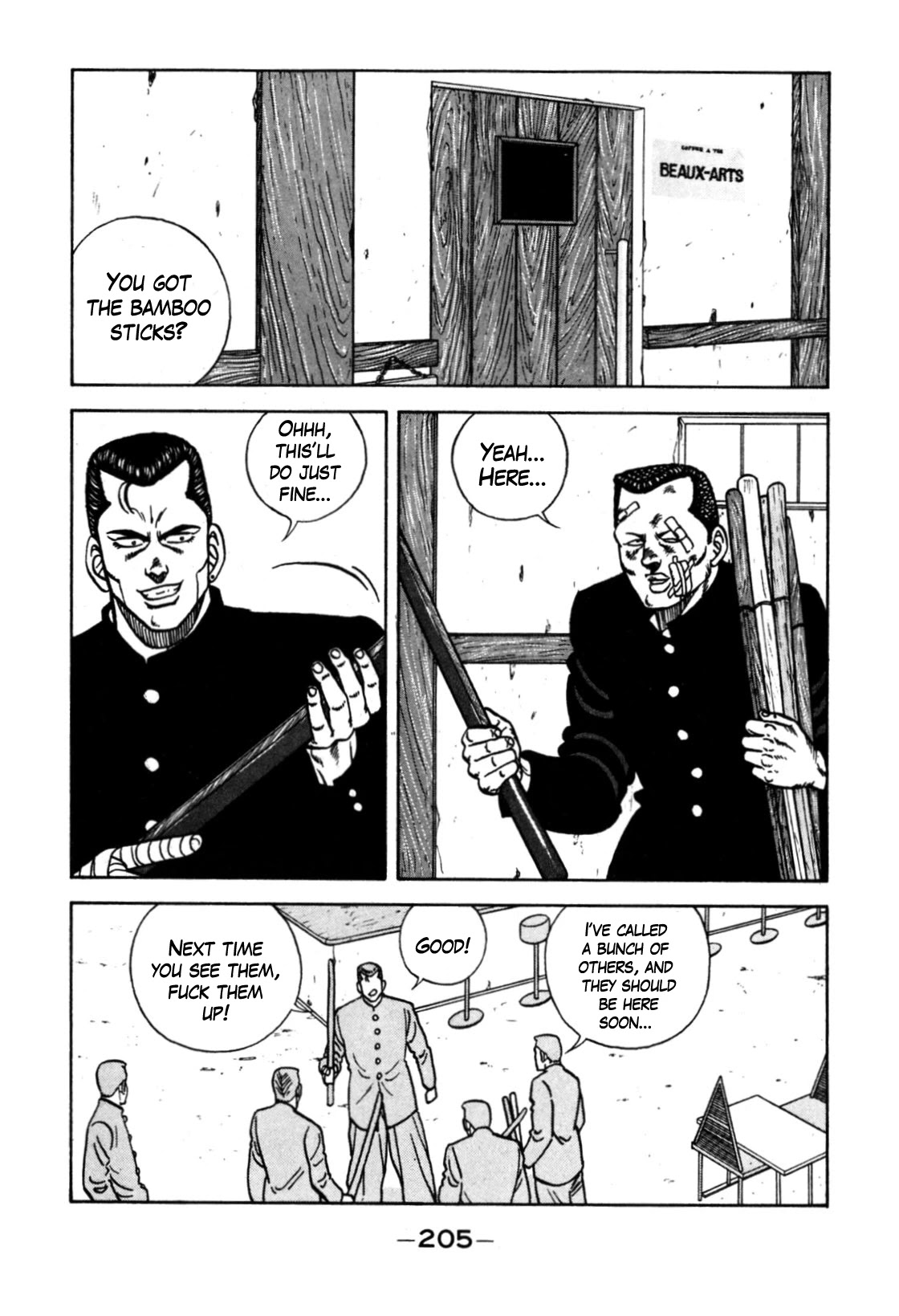 Be-Bop-Highschool Chapter 120 page 71 - Chapter 120: The High School Dimwit Reckless Abandon