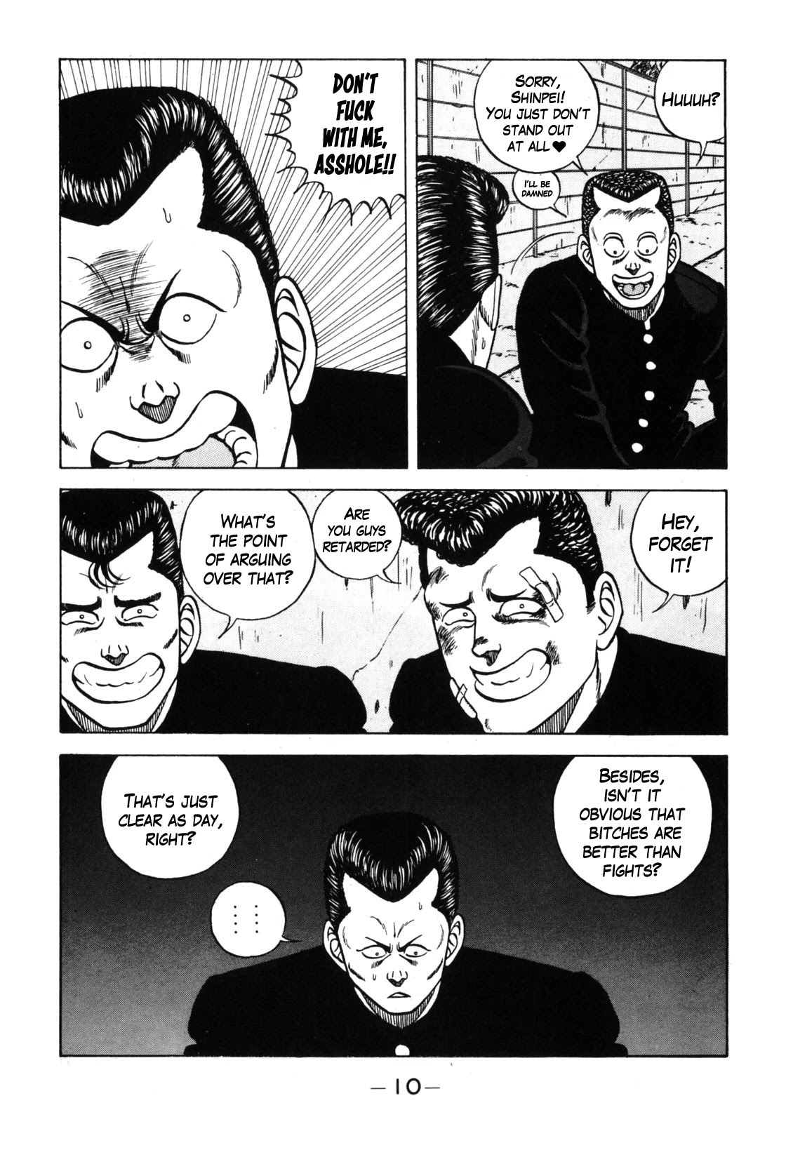 Be-Bop-Highschool Chapter 121 page 10 - Chapter 121: The Soft Bastard's Desire to Be a Hardass
