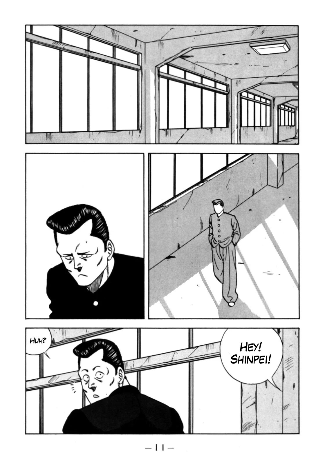 Be-Bop-Highschool Chapter 121 page 11 - Chapter 121: The Soft Bastard's Desire to Be a Hardass
