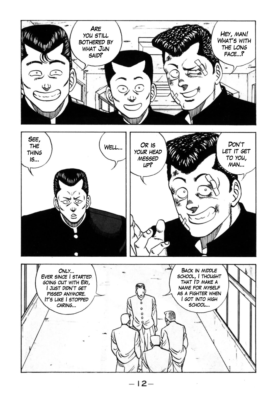 Be-Bop-Highschool Chapter 121 page 12 - Chapter 121: The Soft Bastard's Desire to Be a Hardass