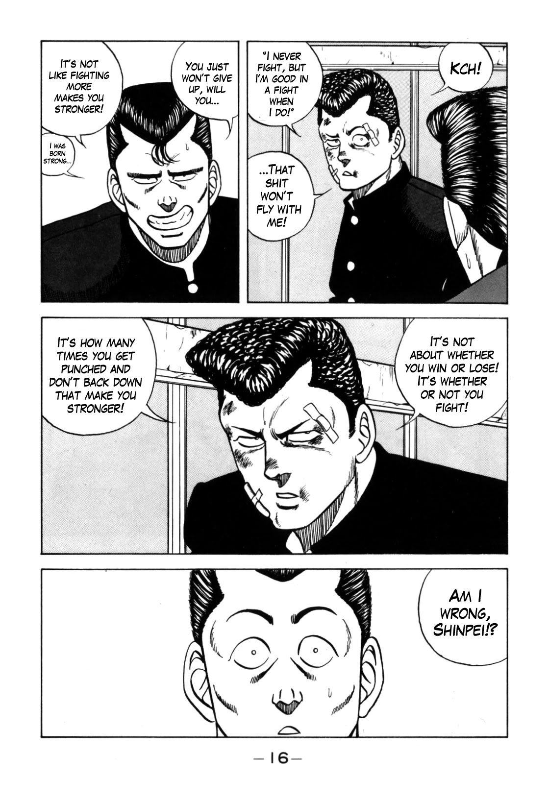 Be-Bop-Highschool Chapter 121 page 16 - Chapter 121: The Soft Bastard's Desire to Be a Hardass
