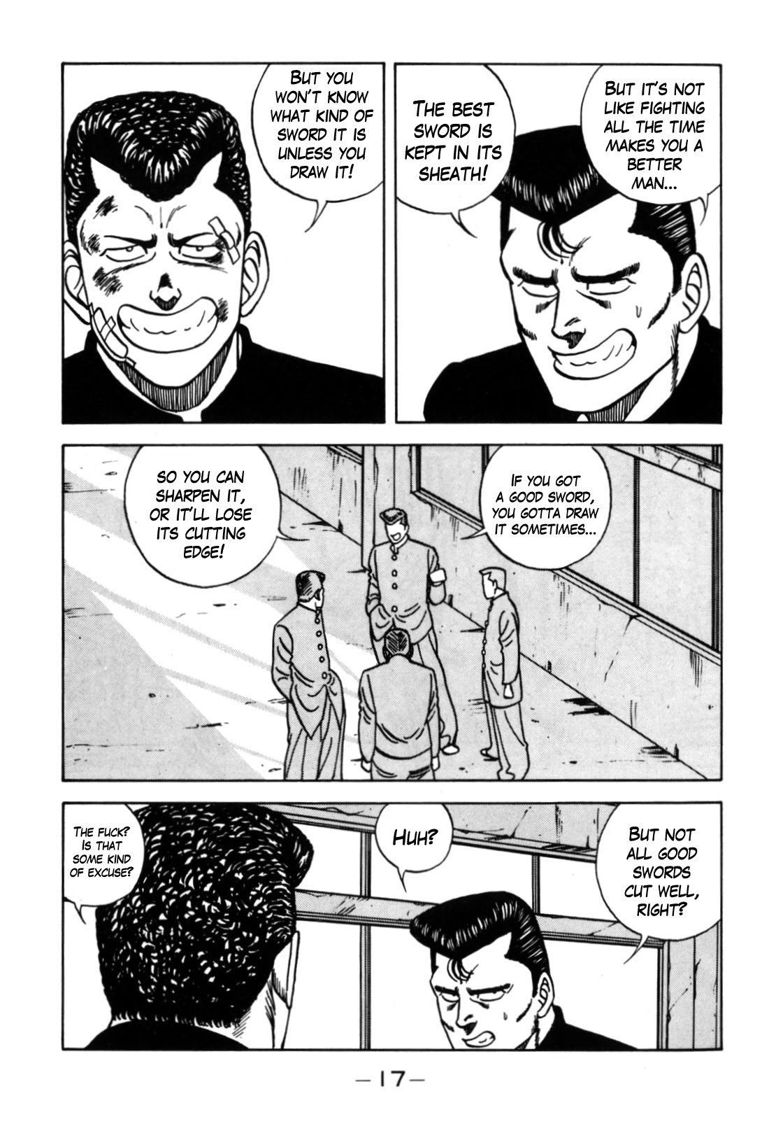 Be-Bop-Highschool Chapter 121 page 17 - Chapter 121: The Soft Bastard's Desire to Be a Hardass