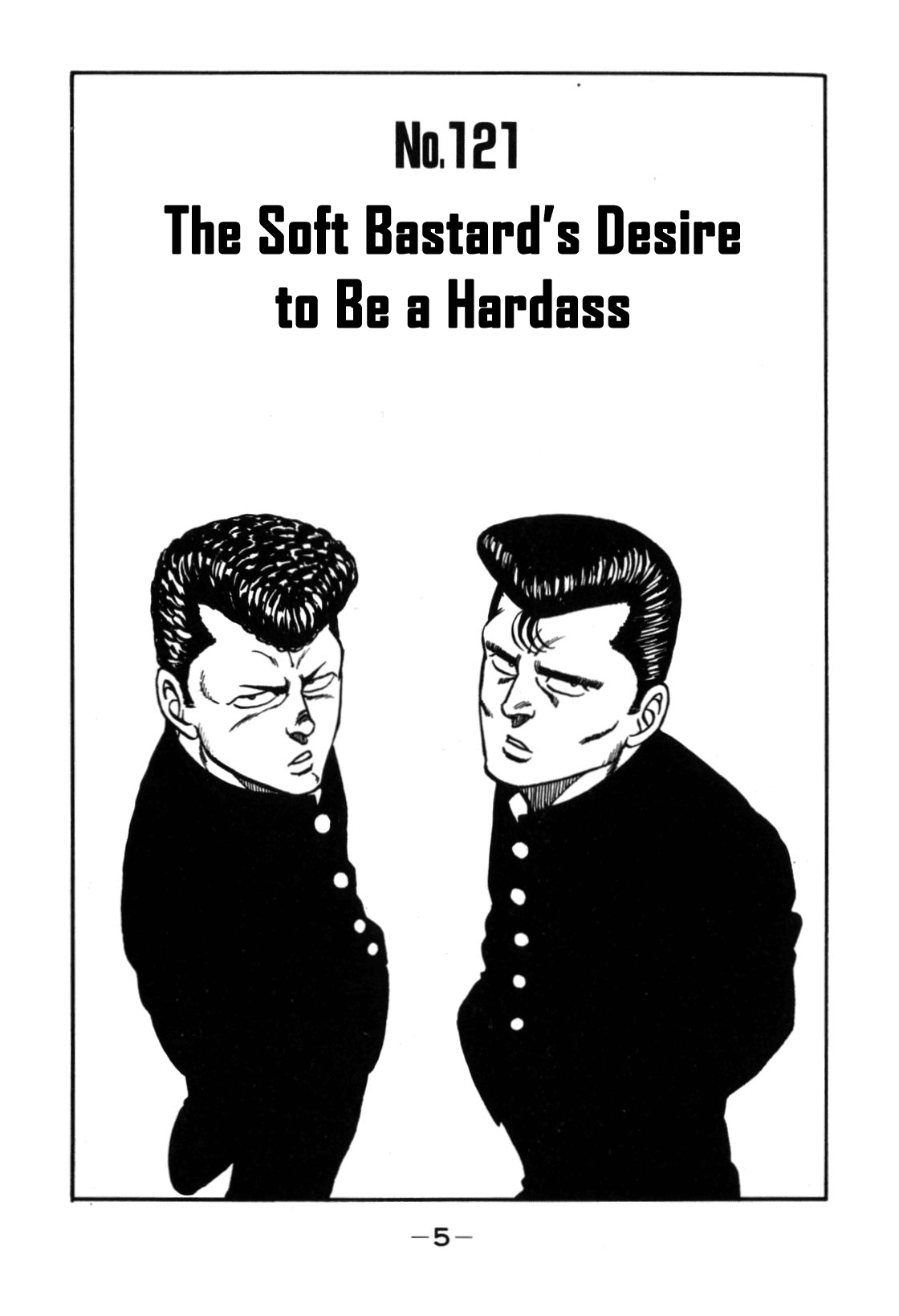 Be-Bop-Highschool Chapter 121 page 5 - Chapter 121: The Soft Bastard's Desire to Be a Hardass
