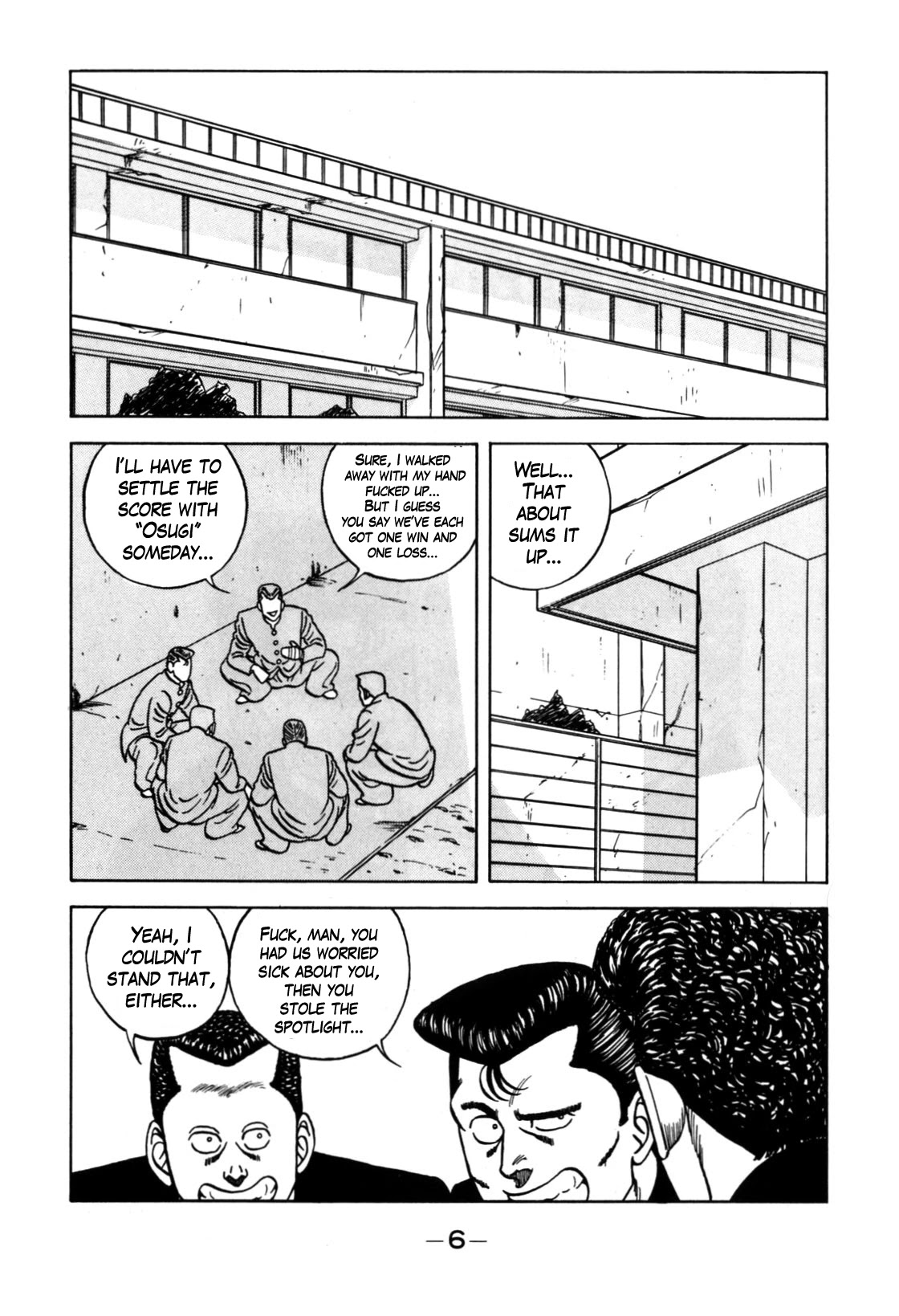 Be-Bop-Highschool Chapter 121 page 6 - Chapter 121: The Soft Bastard's Desire to Be a Hardass