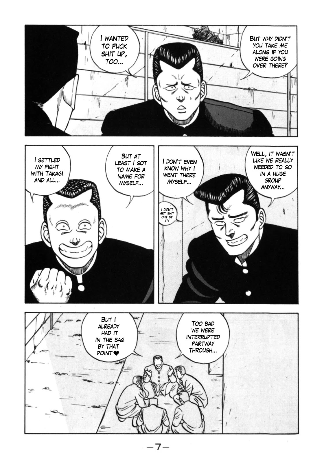 Be-Bop-Highschool Chapter 121 page 7 - Chapter 121: The Soft Bastard's Desire to Be a Hardass