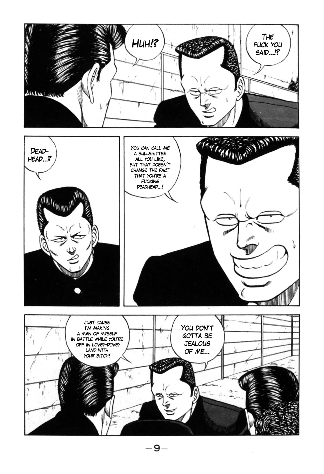 Be-Bop-Highschool Chapter 121 page 9 - Chapter 121: The Soft Bastard's Desire to Be a Hardass
