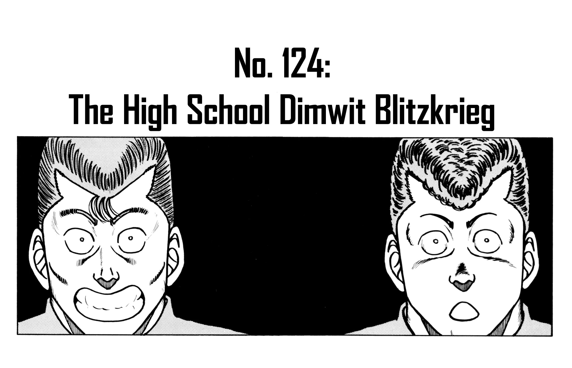 Be-Bop-Highschool Chapter 124 page 1 - Chapter 124: The High School Dimwit Blitzkrieg