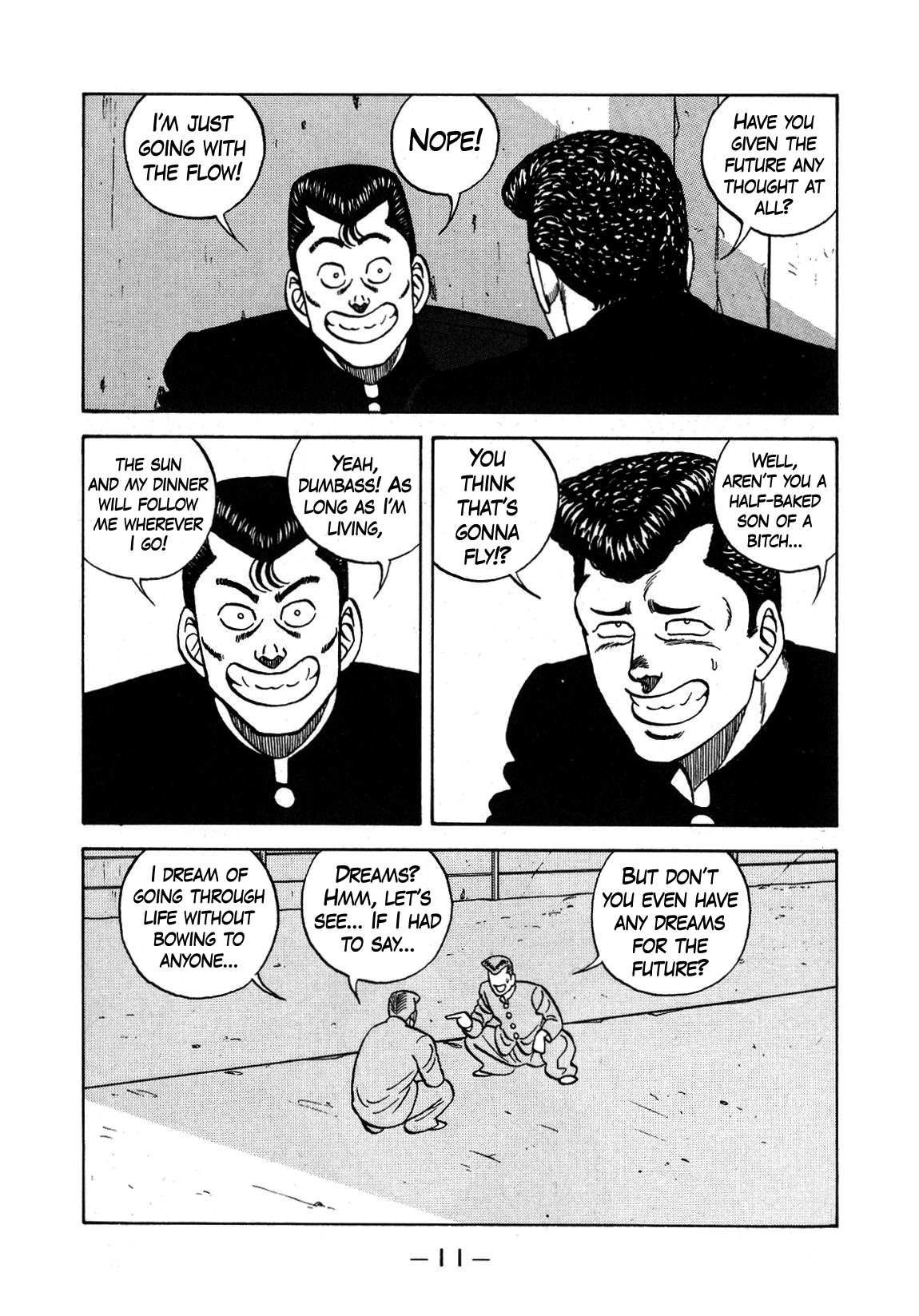 Be-Bop-Highschool Chapter 127 page 11 - Chapter 127: The Repeating Student's Career Investigative Commission