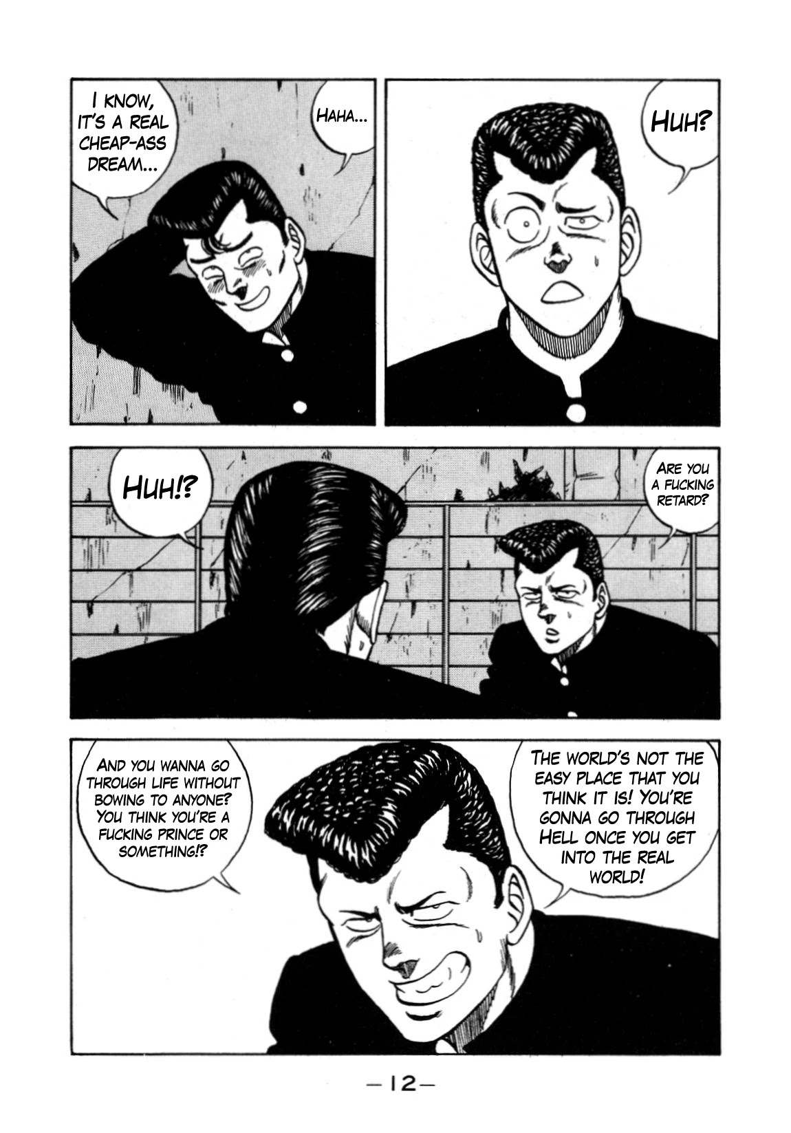 Be-Bop-Highschool Chapter 127 page 12 - Chapter 127: The Repeating Student's Career Investigative Commission