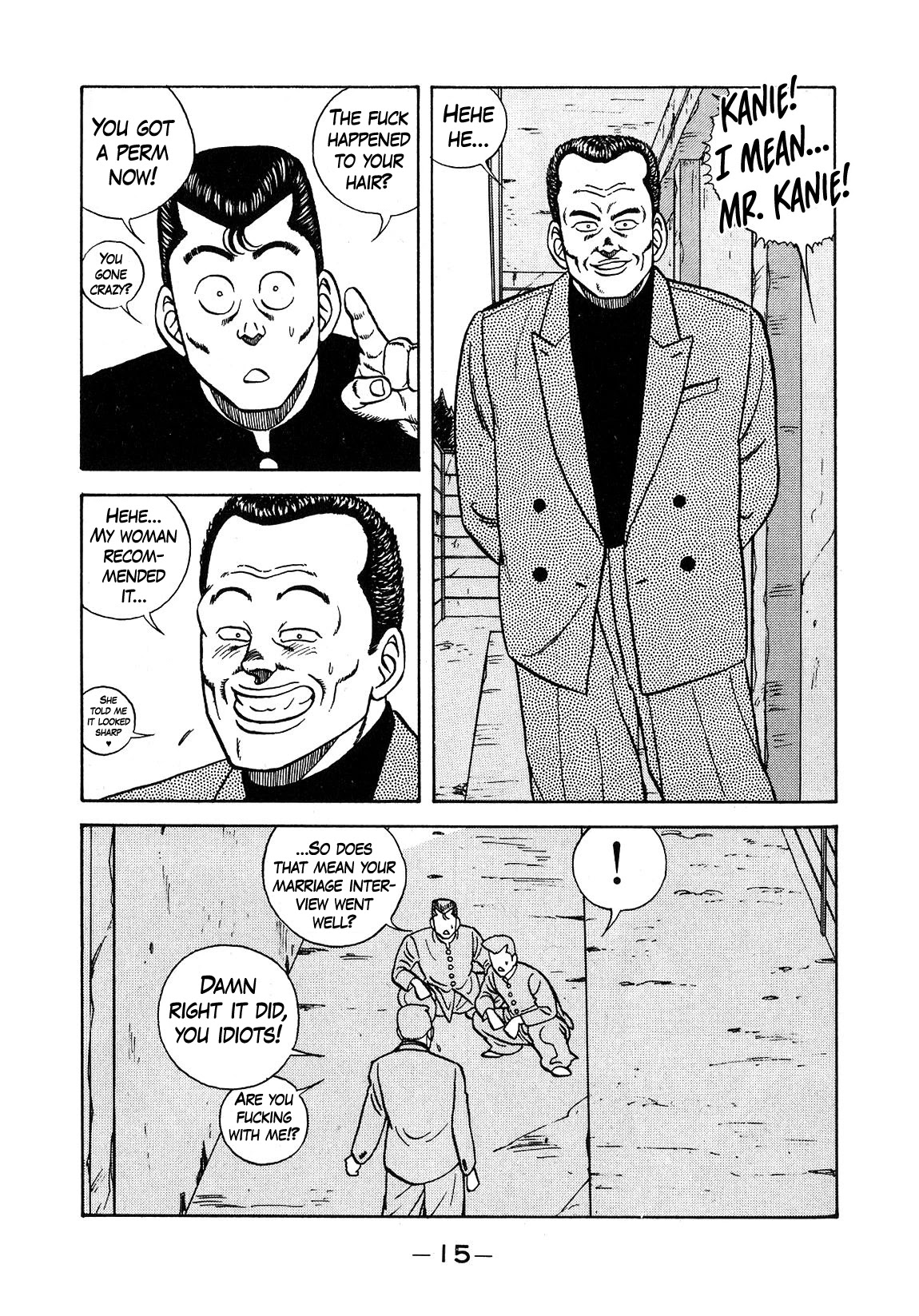 Be-Bop-Highschool Chapter 127 page 15 - Chapter 127: The Repeating Student's Career Investigative Commission