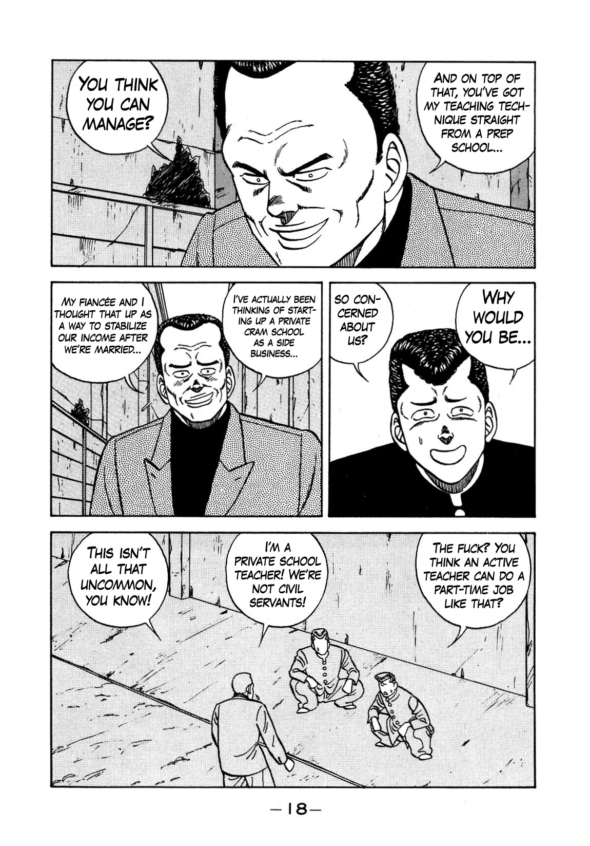 Be-Bop-Highschool Chapter 127 page 18 - Chapter 127: The Repeating Student's Career Investigative Commission