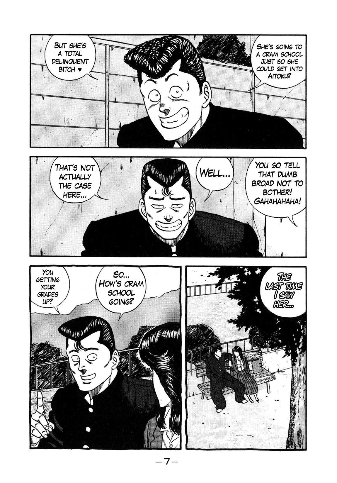 Be-Bop-Highschool Chapter 127 page 7 - Chapter 127: The Repeating Student's Career Investigative Commission