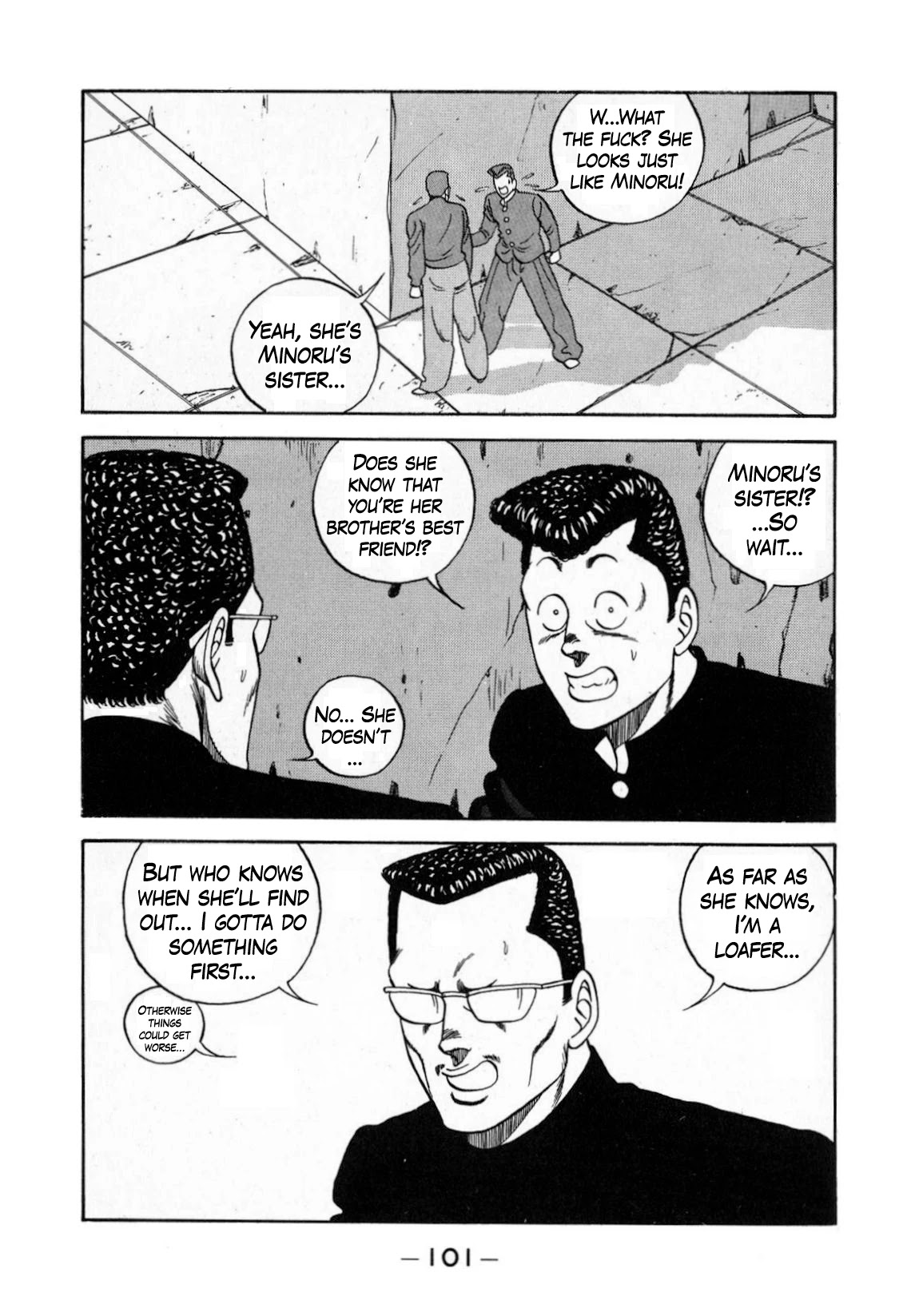 Be-Bop-Highschool Chapter 130 page 19 - Chapter 130: The Hopeless Boss' Orangutan-Purging