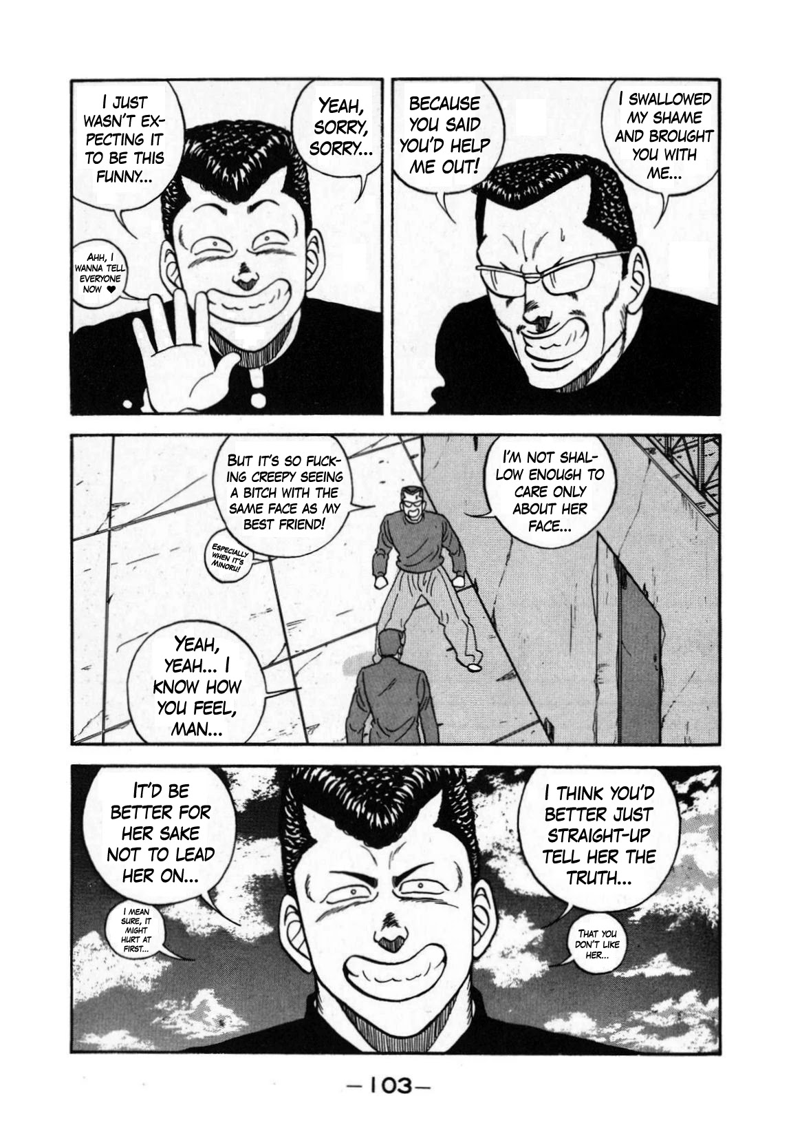 Be-Bop-Highschool Chapter 130 page 21 - Chapter 130: The Hopeless Boss' Orangutan-Purging