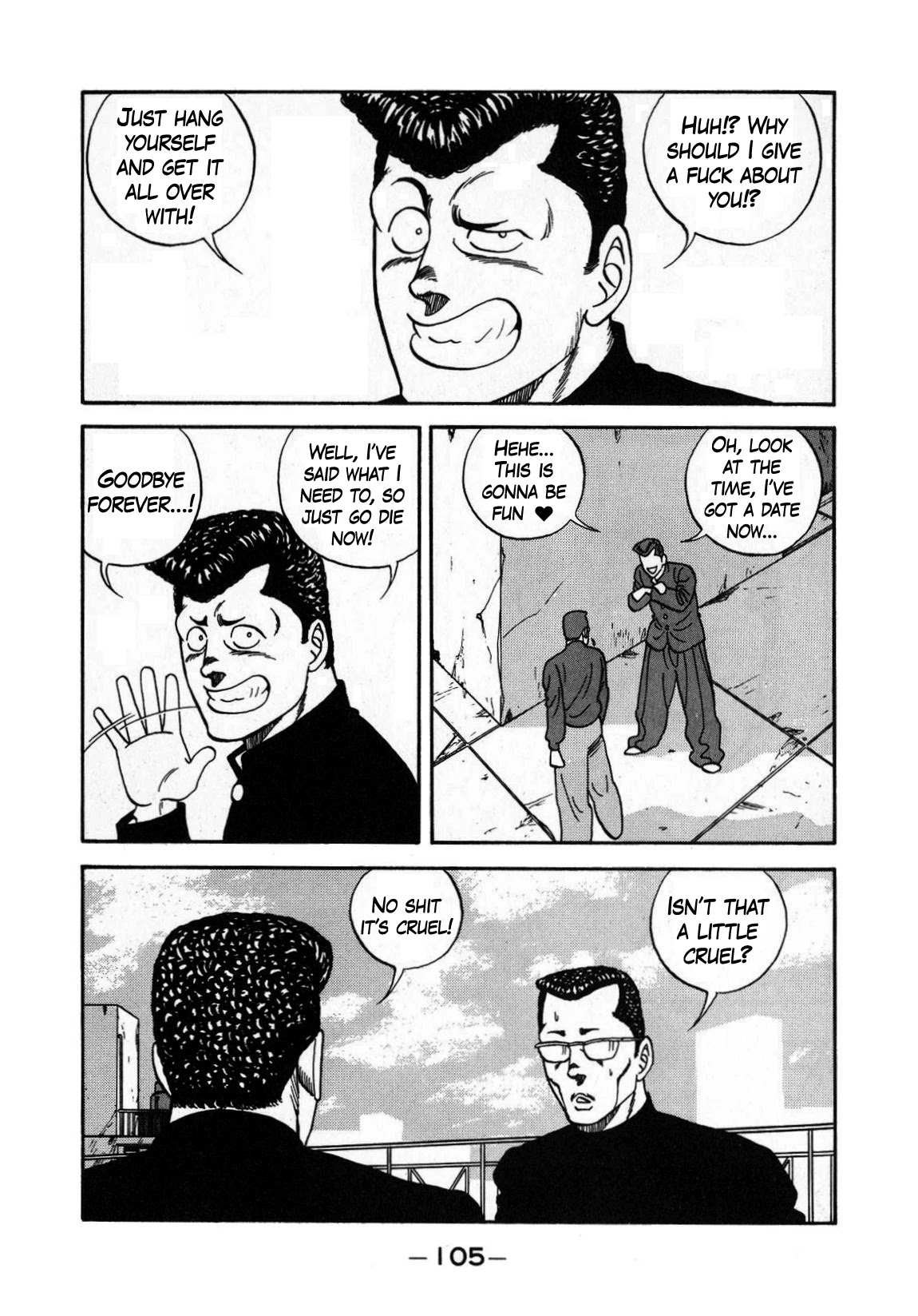 Be-Bop-Highschool Chapter 130 page 23 - Chapter 130: The Hopeless Boss' Orangutan-Purging