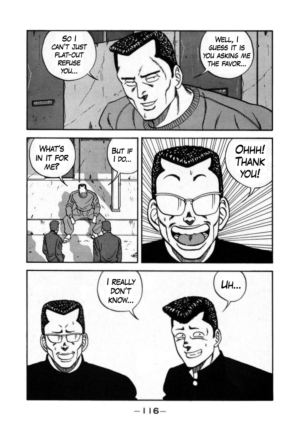 Be-Bop-Highschool Chapter 130 page 34 - Chapter 130: The Hopeless Boss' Orangutan-Purging