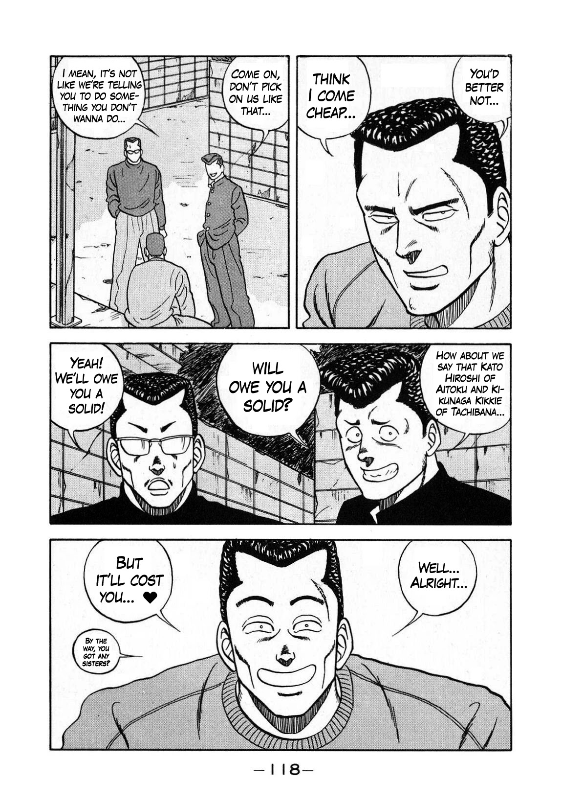 Be-Bop-Highschool Chapter 130 page 36 - Chapter 130: The Hopeless Boss' Orangutan-Purging