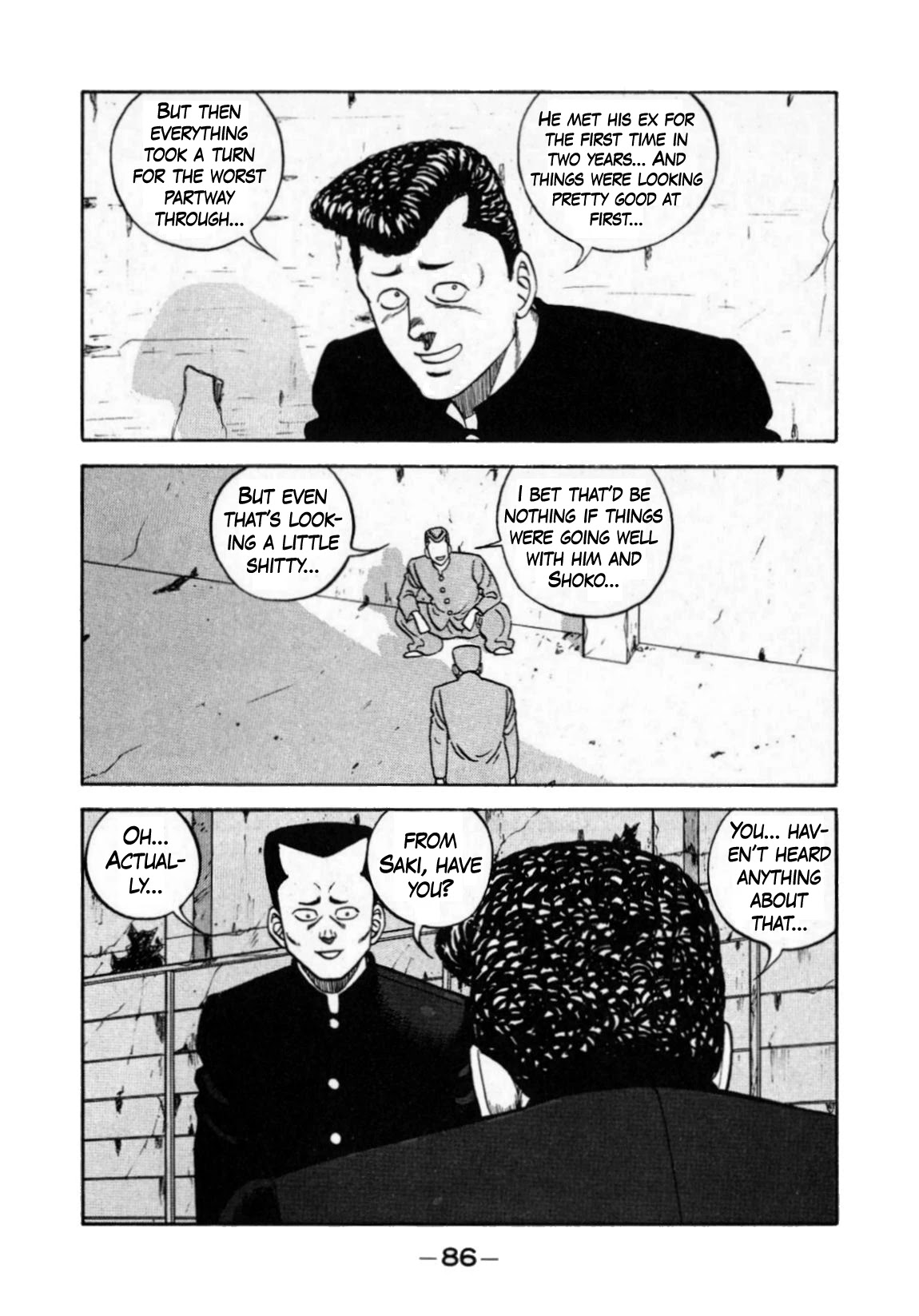 Be-Bop-Highschool Chapter 130 page 4 - Chapter 130: The Hopeless Boss' Orangutan-Purging