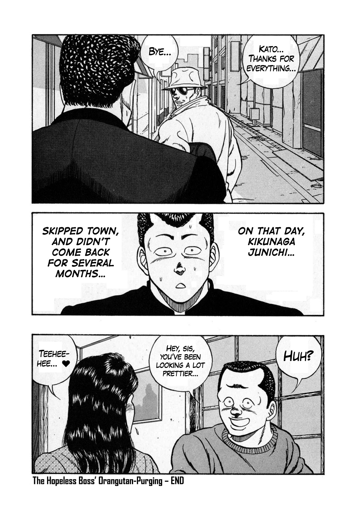 Be-Bop-Highschool Chapter 130 page 43 - Chapter 130: The Hopeless Boss' Orangutan-Purging
