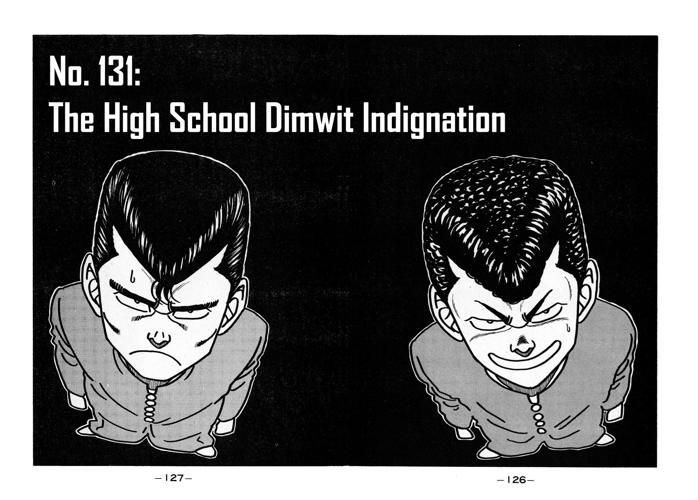 Be-Bop-Highschool Chapter 131 page 1 - Chapter 131: The High School Dimwit Indignation