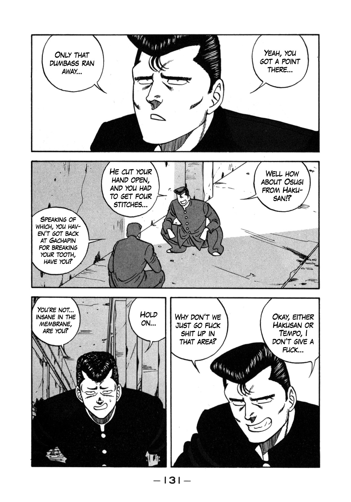 Be-Bop-Highschool Chapter 131 page 5 - Chapter 131: The High School Dimwit Indignation