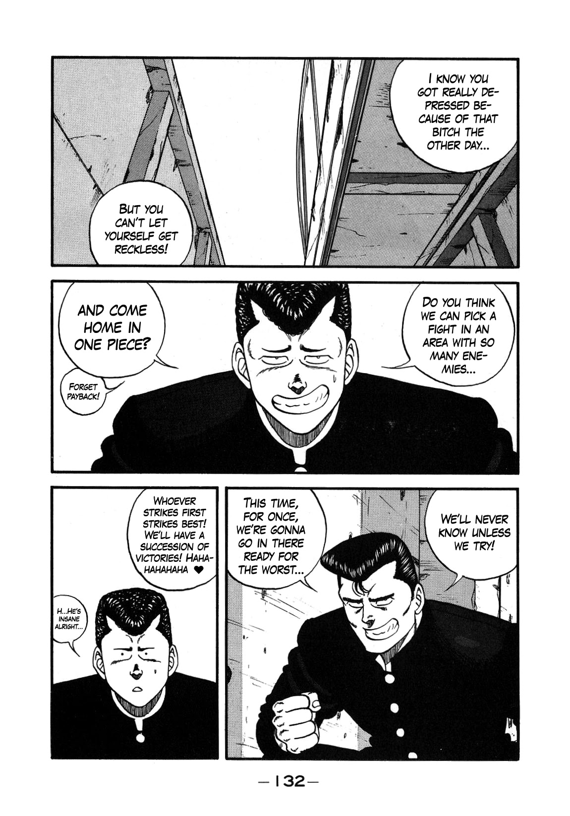 Be-Bop-Highschool Chapter 131 page 6 - Chapter 131: The High School Dimwit Indignation
