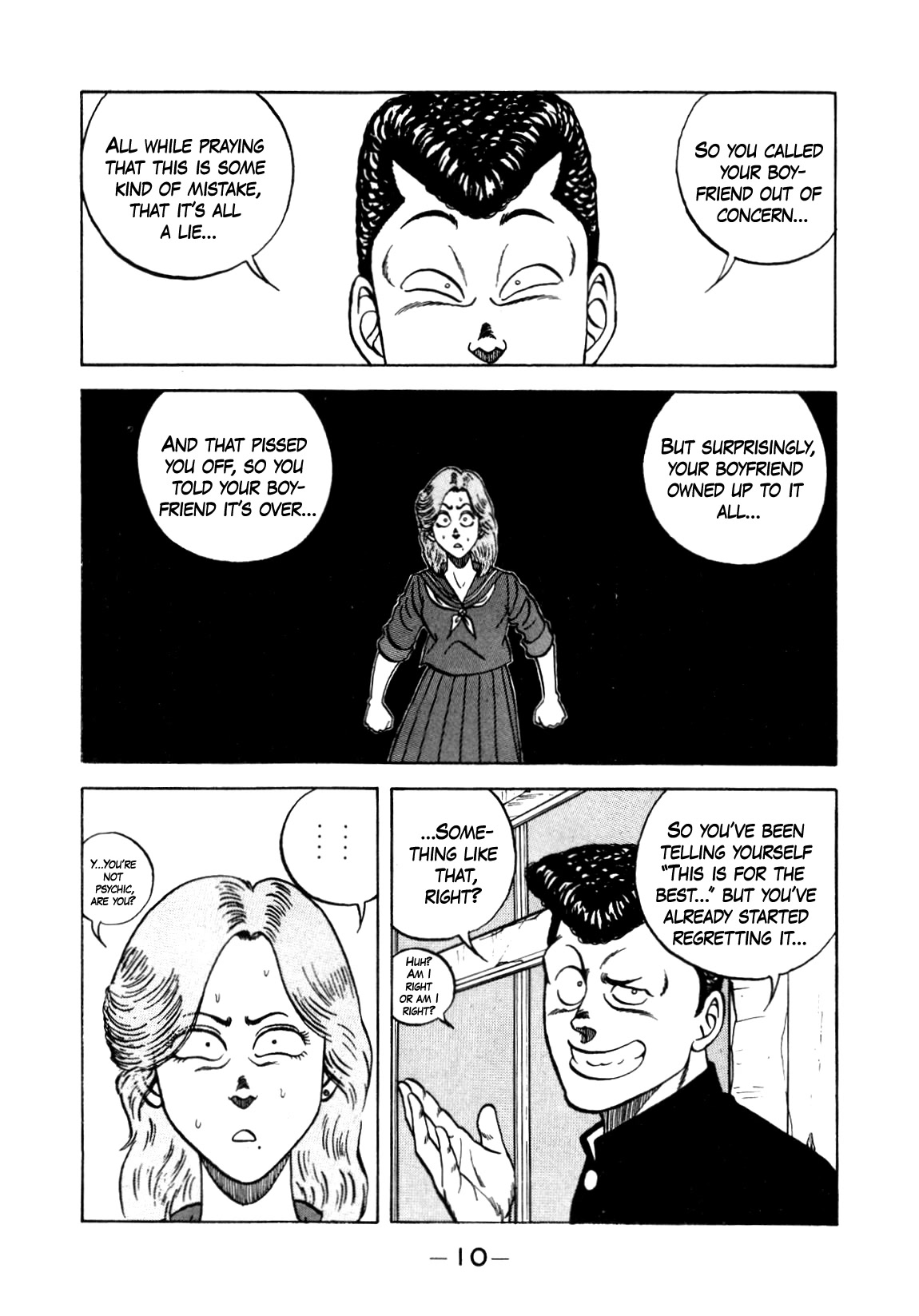 Be-Bop-Highschool Chapter 133 page 10 - Chapter 133: The Romantic Bastard's One-Shot Game