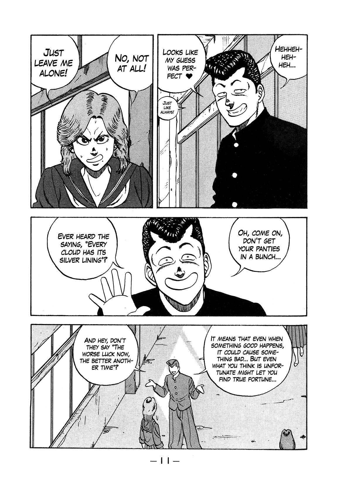 Be-Bop-Highschool Chapter 133 page 11 - Chapter 133: The Romantic Bastard's One-Shot Game